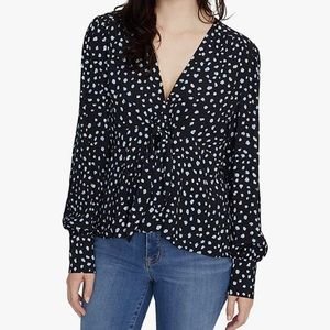 Sanctuary Floral Tie Up Blouse SZ L